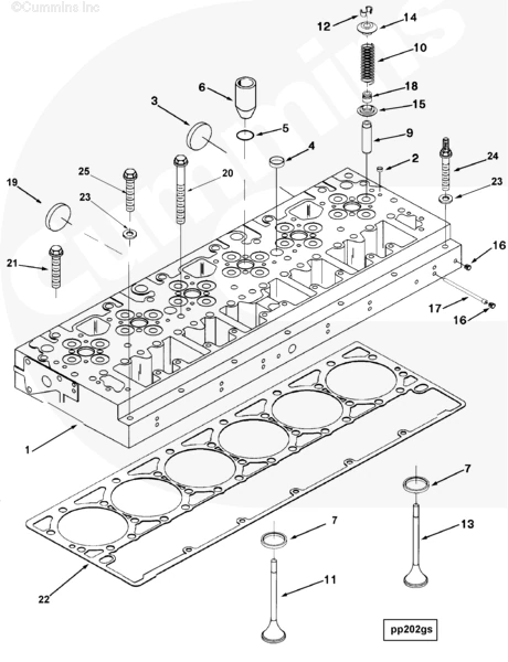 ISM11 Cummins engine common overhaul kits